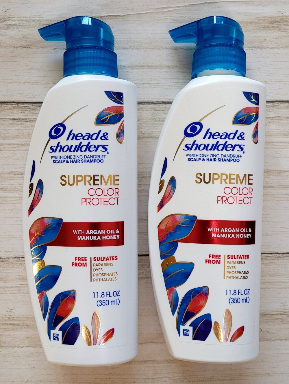 (2x) Head & Shoulders Supreme Color Protect Argan Oil & Manuka Honey - 11.8 oz